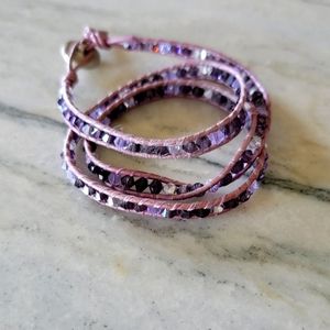 Beaded wrap bracelet